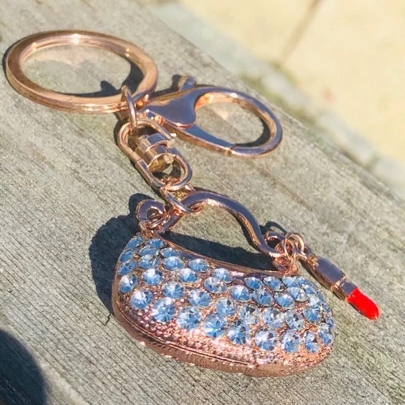 New Lipstick keychain bag charm bling - Picture 5 of 5